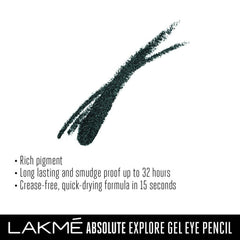 Lakme Absolute Explore Eye Pencil - Bold Emerald