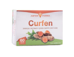 Comprimés de complément alimentaire à l'extrait de curcuma Curfen - Soutien anti-inflammatoire pour le bien-être général