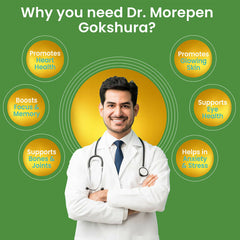 Comprimés de gokshura Dr. Morepen pour hommes