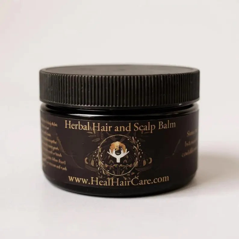 Herbal Hair and Scalp Balm: Shea & Mango Butter, Rosemary Oil