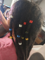 10 Loc Beads: Colorful Hair Jewelry for Dreadlocks, Braids, and Twists