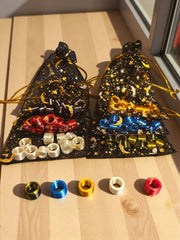 10 Loc Beads: Colorful Hair Jewelry for Dreadlocks, Braids, and Twists