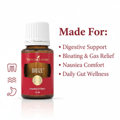 Mélange d’huiles essentielles DiGize Young Living 15ml | Soutien digestif