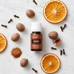 Huile essentielle de noix de muscade Young Living — 5ml | Énergisante, réchauffante et soutien hormonal