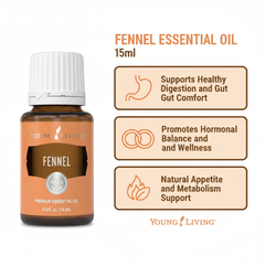 Fennel Essential Oil 15ml 100% Pure Premium Digestive & Wellness Aromatherapy