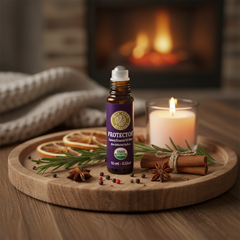 Silk Road Organics Mélange d’huiles essentielles de luxe Protector, en roll-on 10mL