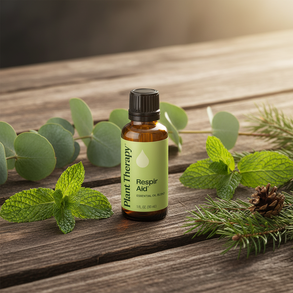 Mélange d’huiles essentielles Respir Aid Plant Therapy 1 fl oz (30ml)
