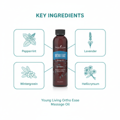 Huile de massage Ortho Ease Young Living 8 fl oz (236 ml)