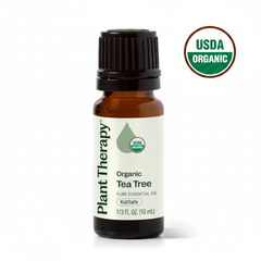 Huile essentielle pure d’arbre à thé biologique Plant Therapy – KidSafe, 10 mL