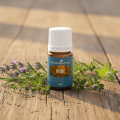 Huile essentielle de thym Young Living — 5ml | Soutien immunitaire et nettoyage naturel