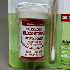 ZA@ FOUR PAWS Pack of 3 Quick Action Blood Stopper Styptic Powder Bottles 0.5oz BB 03/24 (New)