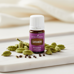 Huile essentielle de cardamome 5ml pure premium pour la digestion et le bien-être, aromathérapie