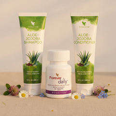 produit naturel de Forever Living pour les cheveux clairsemés