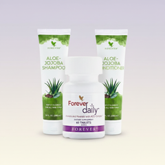 produit naturel de Forever Living pour les cheveux clairsemés
