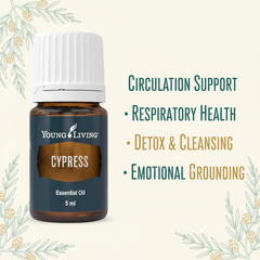 Young Living Cyprès – Huile essentielle – 100 % pure (5 ml)
