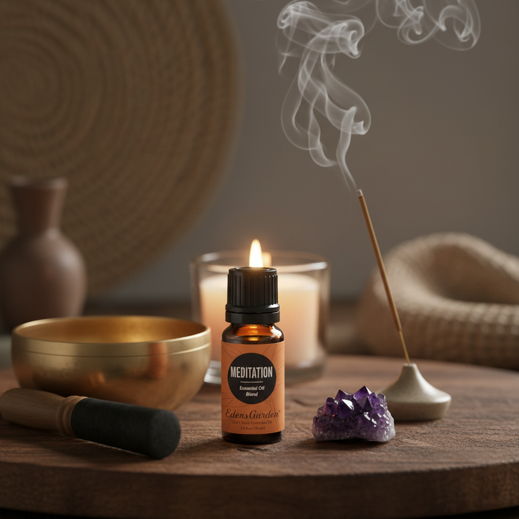 Mélange d’huiles essentielles 100 % pures Edens Garden Meditation 10mL