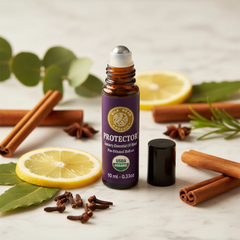 Silk Road Organics Mélange d’huiles essentielles de luxe Protector, en roll-on 10mL