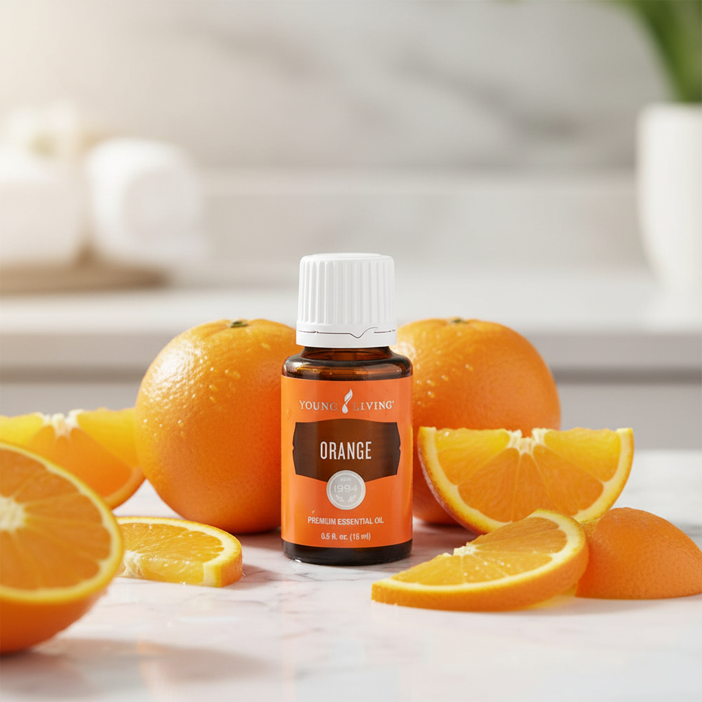 Young Living Orange Premium Essential Oil 15ml | Uplifting Citrus Aromatherapy
