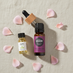 Edens Garden Rose Geranium Essential Oil Pelargonium roseum 100% Pure 10 mL