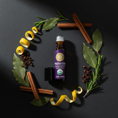 Silk Road Organics Mélange d’huiles essentielles de luxe Protector, en roll-on 10mL