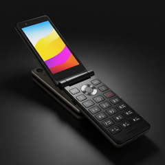 Wonder Flip Phone – Champagne Gold