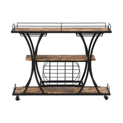 Industrial Bar Cart Kitchen Bar Service Cart