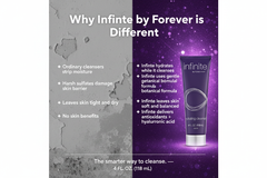 Infinite by Forever Hydrating Cleanser Aloe Infused Daily Face Wash