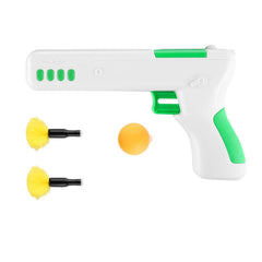 Interactive Cat Toy Gun Stick with Ball and Feather