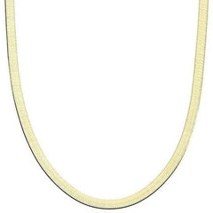 Italian Gold Sterling Silver Herringbone Chain