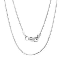 Italian Sterling Silver Snake Chain Necklace