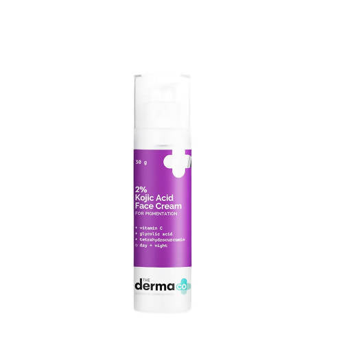 The Derma Co crema facial con 2% de ácido kójico para eliminar la pigmentación