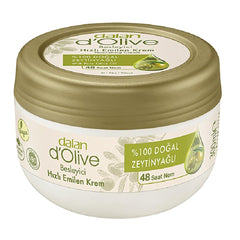 Dalan D'Olive Moisturizing Cream - Olive Oil & Glycerin for Long-Lasting Hydration, Non-Greasy & Fast Absorbing, 10.14 fl oz