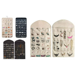 Jewelry Earrings Brooch Closet Hanging Storage Organizer Bag