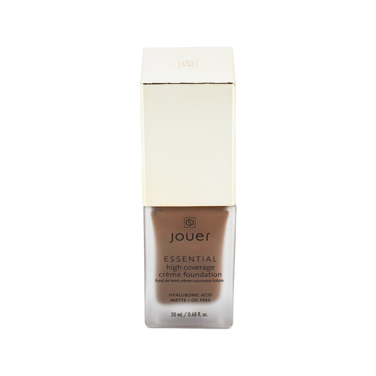 Base de maquillaje en crema de cobertura alta Essential de jouer CAROB 0.68oz - Caja imperfecta