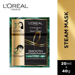 Masque vapeur lissant et profondément nourrissant à l'huile extraordinaire L'Oreal Paris