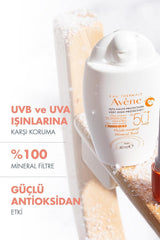 Avene Mineral Sunscreen SPF 50+ - Lightweight, Non-Greasy Protection for Sensitive Skin