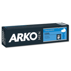 Arko Men Cool Shaving Cream with Vitamin E - Refreshing 90g Shave Cream for Men