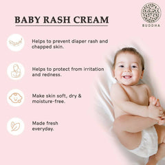 Crème naturelle Buddha contre l'érythème fessier des bébés
