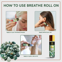 Roll-on de cristaux naturel Buddha Breathe Easy