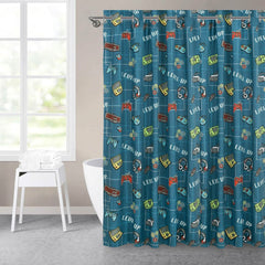 Kidz Mix Level Up Glow-in-the-Dark Shower Curtain
