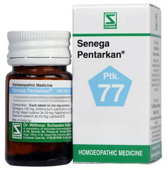 Comprimés Senega Pentarkan Ptk 77 de Dr. Willmar Schwabe India