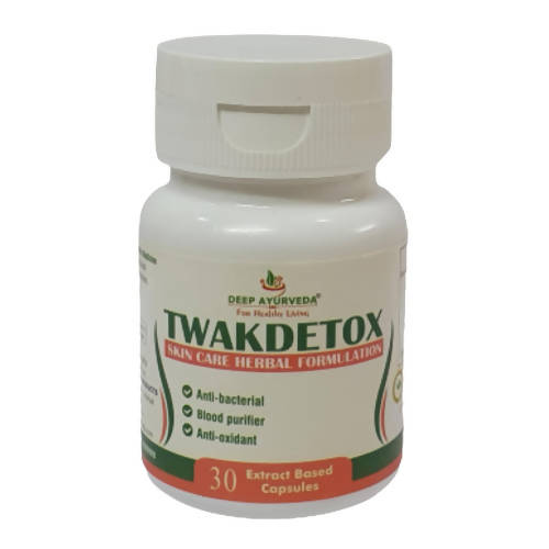 Gélules végétariennes Deep Ayurveda Twakdetox 500mg
