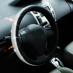 Leather Diamond Rhinestone Car SUV Steer Protector