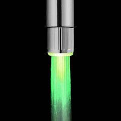 LED Light Water Faucet Tap Heads Glow LED Shower Stream
