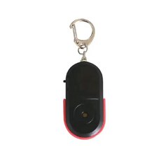 LED Whistle Key Finder Flashing Beeping Sound Control Alarm Anti-Lost Key Locator Finder Tracker With Key Ring