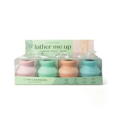 Lemon Lavender Silicone Shower Body Scrubber
