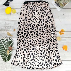 Leopard Slip Skirt
