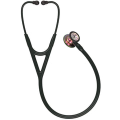 Littmann Cardiology IV Diagnostic Stethoscope - Rainbow-Finish Chestpiece/Black Tube (6165)  (Refurbished)