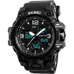 LYMFHCH Large Dual Dial Time Outdoor Army Wrist Watch Tactical