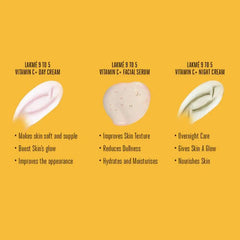 Lakme 9to5 Coffret découverte de soins de la peau Vitamin C+